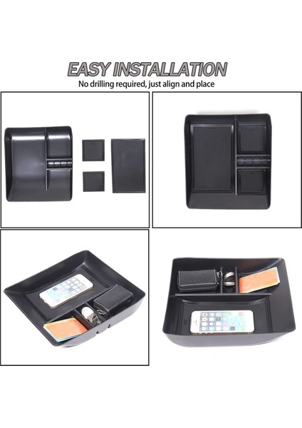 Ford Mustang Mach-E 2021-2023 Merkezi Kontrol Alt Saklama Kutusu Organizer Tepsi Aksesuarları (Yurt Dışından) modelleri