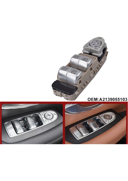 Araba Ön Sol Yan Elektrikli Güç Penceresi Kaldırma Kontrol Anahtarı A2139055103 Mercedes-Benz E Sınıfı W213 W238 Lhd (Yurt Dışından) fiyatları