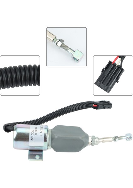 Yakıt Kapatma Solenoid Stop Solenoid 12V SA-4818-12 SA-4888-12 1752ES-12E7UC3B1S1 (Yurt Dışından) indirimleri