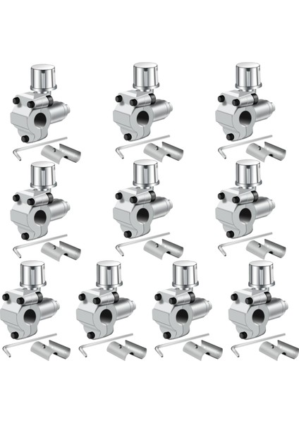 10 Pack Bpv-31 Piercing Valf Hattı Musluk Valf Kitleri Klimalar Için Ayarlanabilir Hvac 1/4 Inç, 5/16 Inç, 3/8 Inç Tüp (Yurt Dışından)