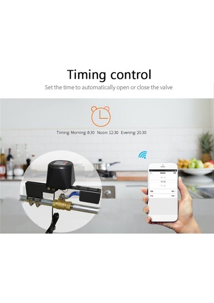 Tuya Wifi/zigbee Akıllı Valf Denetleyicisi Su Gazı Otomatik Kapalı Kapalı Kapalı Valf Alexa Yandex Google Home Us Flug (Yurt Dışından) modelleri