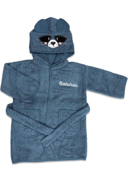 Bornoz - Bath Time - Mavi - 1/2 Yaş