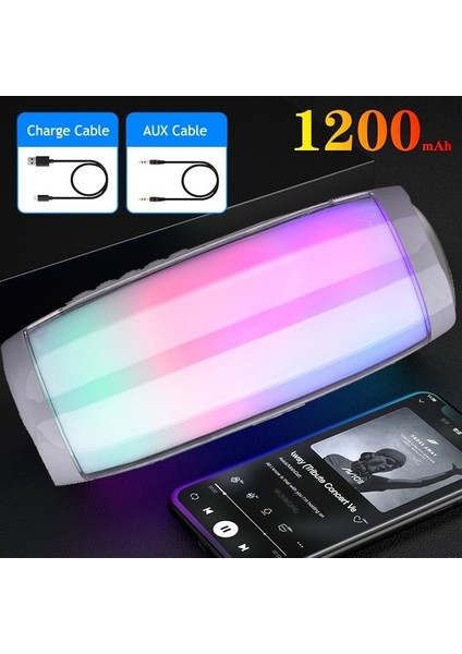 Shenzhen Xin Xin Taşınabilir Hoparlörler Bluetooth Sütunu Kablosuz Bluetooth Hoparlör Güçlü Yüksek Boombox Açık B Hıfı Tf Fm Radyo, LED Işıklı (Yurt Dışından)