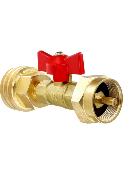 Valflı 1 Lb Ila 20 Lb Propan Tank Adaptörü, 1 Lb/16.4 Oz Tek Kullanımlık Atma Silindiri Için Evrensel Dönüştürücü Evrensel (Yurt Dışından)