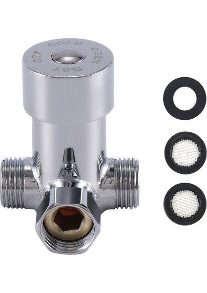 G1/2 Sıcak Soğuk Su Karıştırma Valfı Termostatik Karıştırıcı Otomatik Musluk Için Sıcaklık Kontrolü (Yurt Dışından) fiyatları