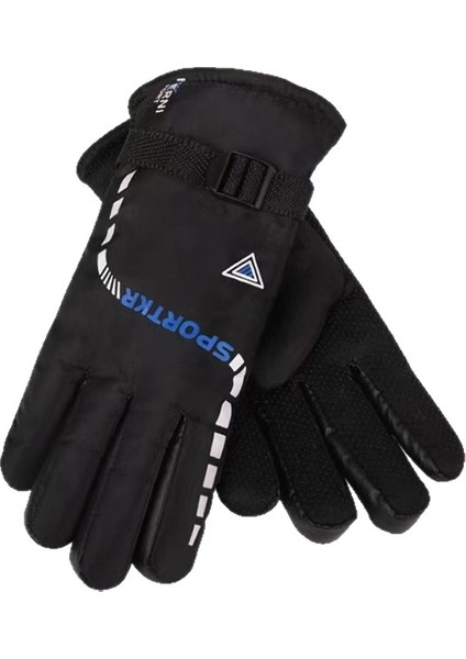 Isıtmalı, Yün Astarlı, Rüzgar Geçirmez Bisiklet Eldiveni (Yurt Dışından)