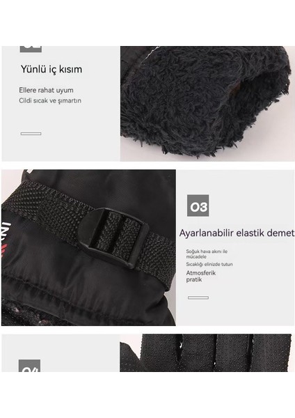 Isıtmalı, Yün Astarlı, Rüzgar Geçirmez Bisiklet Eldiveni (Yurt Dışından) fiyatları