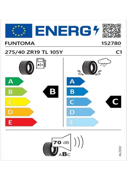 275/40 ZR19 Tl 105Y Reınf. Roadfun Sport Oto Yaz Lastiği (Üretim TARIHI:2024) fiyatları
