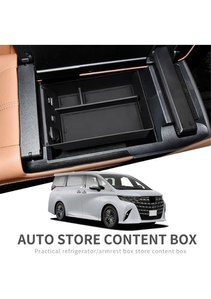 Toyota Alphard 40 Serisi 2023+ Otomobil Aksesuarları Için Araba Merkez Konsolu Koltuk Saklama Kutusu Iç Organizatör Eldiven Tepsisi (Yurt Dışından) fırsatları