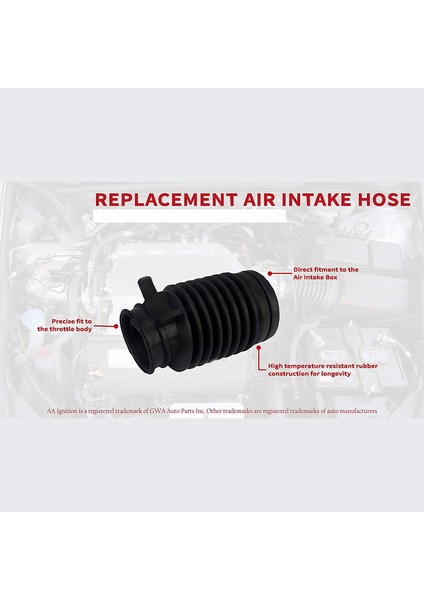 Hava Temizleyici Emme Hortumu Tüpü 17228RCAA00 17228 Honda Acura Tl 2004-2006 Accord V6 03-07 Için Rca A00 (Yurt Dışından) indirimleri