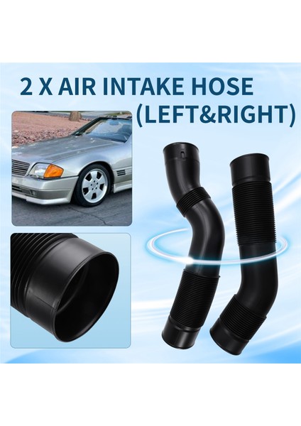 Mercedes Benz SL500 500SL M119 Araç Hava Giriş Tüp Boru Sol Sol A1190940082, A1190940182 (Yurt Dışından) fırsatları
