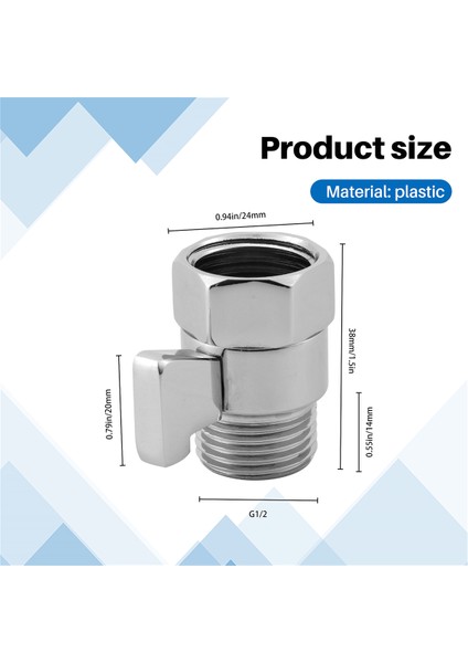 Su Akışı Kontrolü Kapatma Valfi, Pirinç Ayarlanabilir Su Basınç Regülatörü El Düzenli Duş Başlığı ve Bide Püskürtücü (Yurt Dışından) fırsatları