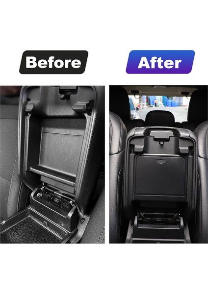 Jeep Wrangler Jl Gladiator Jt 2018-2024 Aksesuarları Için Bir Touch Gizli Merkez Konsolu Koltuk Depolama Kutusu Organizatörü (Yurt Dışından) fırsatları