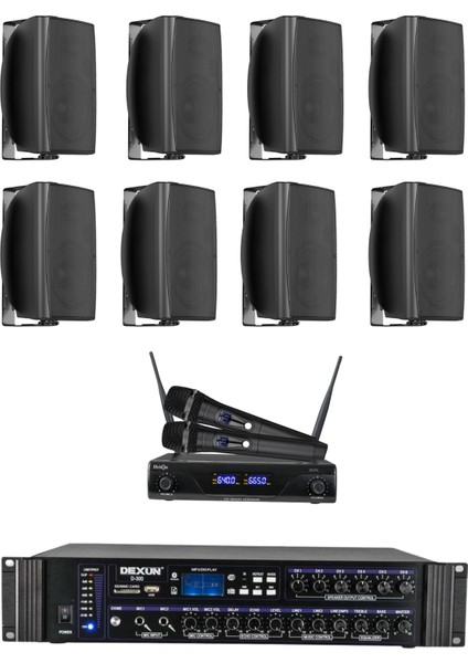 Drt-5 Sütun Hoparlör Mağaza Dükkan Kafe Seslendirme ve Okul Anons Sistemi