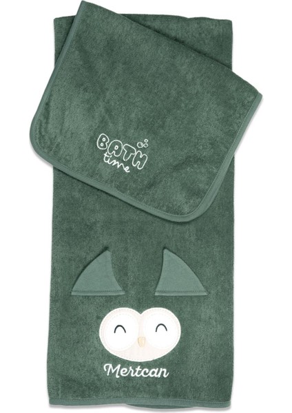 Havlu Seti (2 Parça) - Bath Time - Yeşil - 70 x 120 cm fırsatları