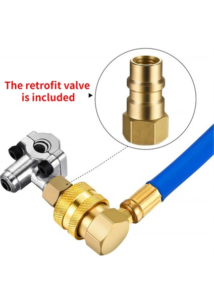 BPV31 Hortum Soğutucu Valf Piercing U Tipi Piercing Valf Kiti Hortum Soğutucu Musluğu Gösterge R134A (Yurt Dışından) modelleri