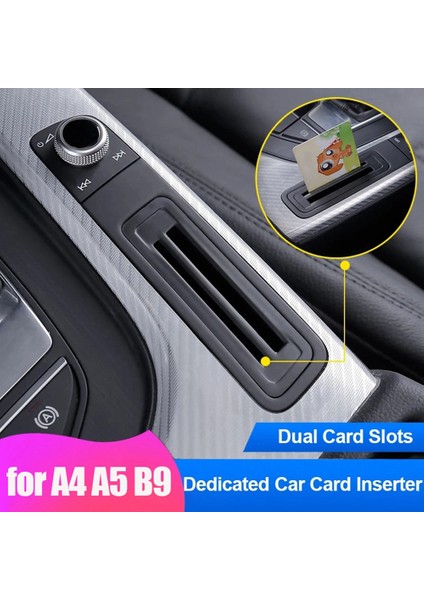 Iç Konsol Dişli Kutusu Ekle Kart Kılıfı Yuva Depolama Kutusu -Audi A4 A4 A5 B9 2017-2021 Lhd Araç Aksesuarları (Yurt Dışından) fiyatları