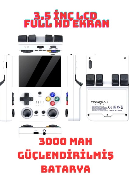 El Atarisi 3.5 Ultrahd Ekran Gamepad Retro Atari Psp/ps1/neogeo Fıfa Gta 20.000 Games Oyun Konsolu fiyatları