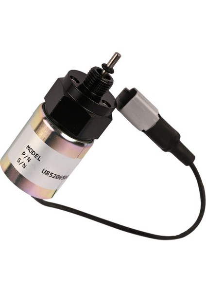12V Gaz Kebce Solenoid Aktüatör U85206500 Perkins 400 Serisi 403D-15, 404D-22, 404D-22T, 404D-22TA, 404F-22 (Yurt Dışından)