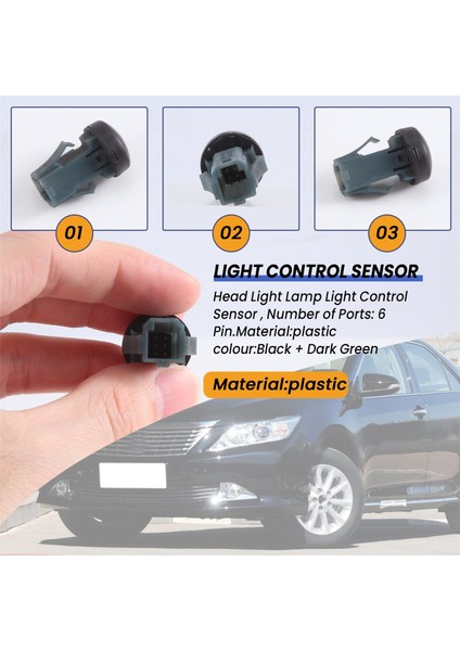Otomatik Işık Kontrol Sensörü Değiştirme 89121-50020 Toyota Için Uygun Camry Corola Lexus (Yurt Dışından) fırsatları