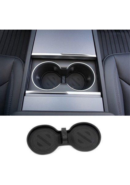 Tesla Model S Model x 2022 2023 Model 3 Highland 2024 Merkez Konsol Kupası Tutucu Ek Aksesuarlar - Siyah (Yurt Dışından) fiyatları