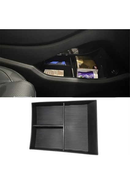 Hyundai Santa Fe 2021 2022 2023 Alt Merkez Konsol Organizatörü, Orta Konsol Tepsisi Saklama Kutusu Iç Aksesuarlar (Yurt Dışından) fırsatları