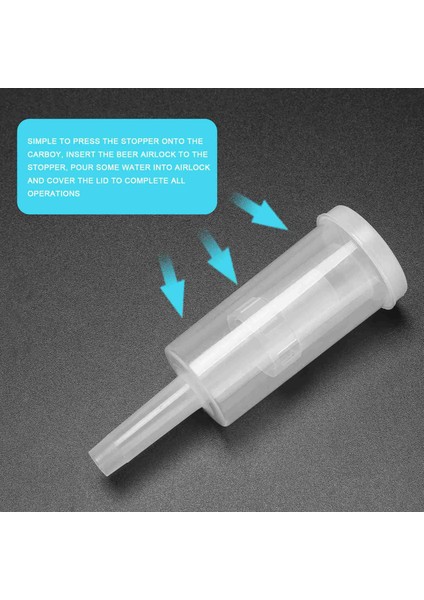 Fermantasyon Havayolu, 6 Paket Bira Havayolu Şarap Bira Havayolu Kauçuk Hava Kilidi Durdurucu Carboy Bung Ikiz Kabarcık Şarap Yapımı Için, Bira Bira Cam Carboy Fermentor (Yurt Dışından) modelleri