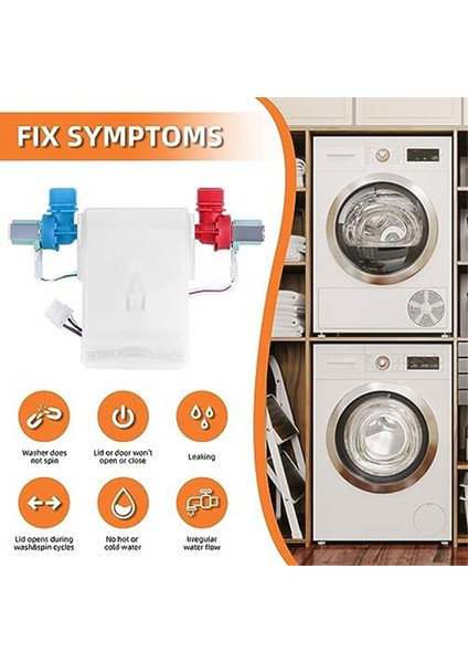 W11210459 W10869799 Whirlpool Için Çamaşır Makinesi Su Giriş Valfi May-Tag Ken-More Ama-Na (Yurt Dışından) fırsatları