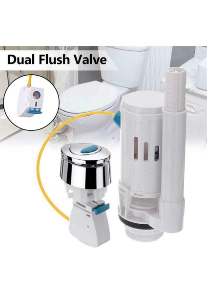 Koltuklar Tuvalet Vanaları Evrensel Su Deposu Çift Dolgu Tahliye Vanaları Düğmesi Su Deposu Parça Ev Koltukları Tuvalet (Yurt Dışından) fiyatları