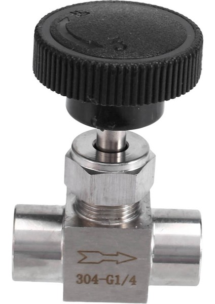 1/4 Inç Bsp Eşit Dişi Iplik Ss 304 Paslanmaz Çelik Akış Kontrolü Kapatış Iğne Valfı (Yurt Dışından) fiyatları