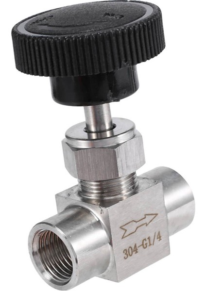 1/4 Inç Bsp Eşit Dişi Iplik Ss 304 Paslanmaz Çelik Akış Kontrolü Kapatış Iğne Valfı (Yurt Dışından) fırsatları