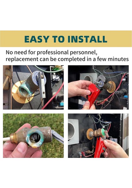 1/2inch Sıcaklık ve Basınç Tahliye Vanası GC6AA GC10A G6A GC10A GC10A GCH6A Rv Elektrikli Su Isıtıcıları, 150PSI (Yurt Dışından) fiyatları