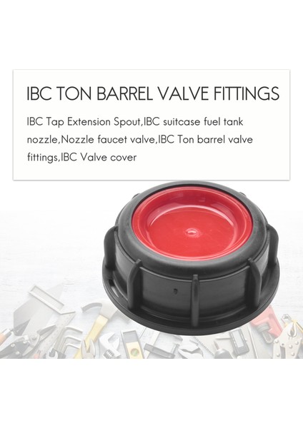 2pcs Ibc Tote Tank Tahliye Kapağı Uzantı Spout Hortum Nozul Musluk Kapak Valfı Kadın Ipliği (Yurt Dışından) modelleri