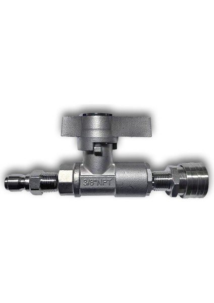 Bilyalı Valf Basınç Yıkayıcı, 3/8 Inç Hızlı Bağlantı Bilyalı Valf Güç Yıkayıcı Hortumu, Yüksek Basınçlı Top Valfı, 5000 Psi (Yurt Dışından)