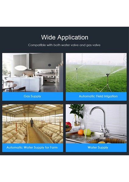 Tuya Akıllı Wifi Su Vavle Zigbee Gaz Su Durdurma Çek Valfı DN15 Kablosuz Kontrol Zamanlayıcısı Çalışma+Alexa Google Home Uk Fiş (Yurt Dışından)