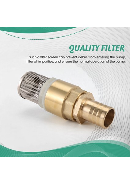 Hortum Filtre Mesh Süzgeç Bahçesi Sulama Arabası Yıkama Akvaryum Filtre Su Pompası Filtreleme Aparatı 25MM (Yurt Dışından) fırsatları