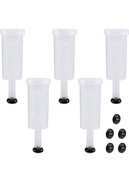 Fermantasyon Kapakları Kiti, Bira ve Şarap Için Siyah Gromets Hava Kilidi Kabarcığı Olan Fermantasyon Hava Kilitleri Için Hava Kilidi, Kavanoz (Yurt Dışından)