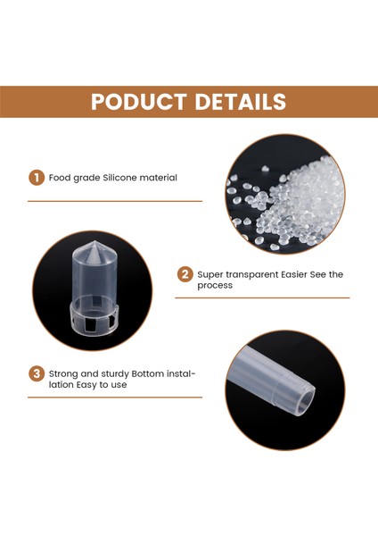 Fermantasyon Kapakları Kiti, Bira ve Şarap Için Siyah Gromets Hava Kilidi Kabarcığı Olan Fermantasyon Hava Kilitleri Için Hava Kilidi, Kavanoz (Yurt Dışından) indirimleri