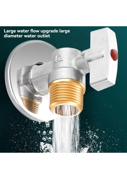 2pcs Pirinç Sıcak ve Soğuk Su Giriş Top Valfı 20MM Banyo Banyo Durdurma Valf Tuvalet Bağlantısı Su Basınç Regülatörü (Yurt Dışından) modelleri