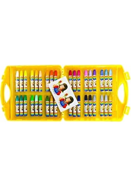 Monami Pastel Boya 36'lı Renkli Set Çocuklar İçin Sarı Kalem Çantasında fiyatları