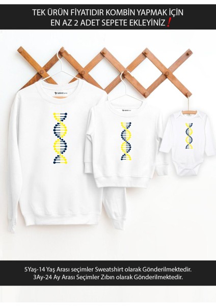 Sarı Lacivert Dna Baba Oğul Kız Tek Ürün Fiyatıdır Kombin Yapmak Için En Az 2 Adet Sepete Ekleyiniz