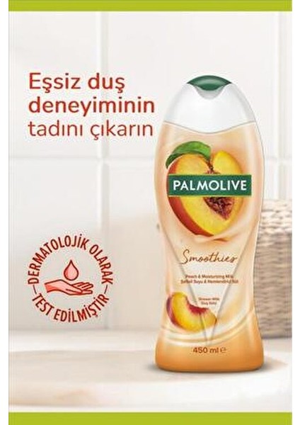 Smoothies Şeftali Duş Jeli Nemlendirici Etki 3×450 ml Ferahlatıcı Koku fırsatları