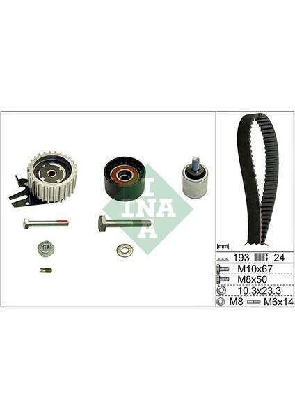 530061910 - Eksantrik Gergi Kiti Astra J 10 Insıgnıa A 08 Zafıra C 12 2.0 Cdtı A-Y-Z20DT-DTC-DTE-DTJ-DTR