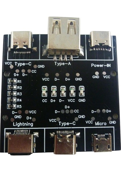UD11A03 Veri Kablosu Algılama Kartı Ios Android Type-C Kısa Devre Açma-Kapma Test Aracı Için USB Kablo Test Cihazı (Yurt Dışından)