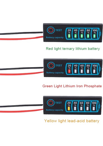 Lityum Pil/demir Lityum/kurşun Asit Pil Grubu Güç Yüzde Gösterge Kartı DC5-30V Pil Güç Göstergesi (Yurt Dışından) fırsatları
