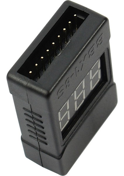 Bbx1-8s 1-8s 2ın1 Lıpo Pil Voltaj Test Cihazı/düşük Voltaj Buzzer Alarmı/pil Voltaj Damalı Çift Hoparlör, (Yurt Dışından)