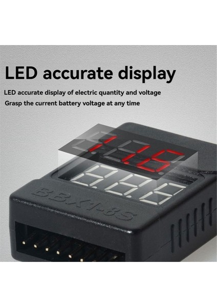 Bbx1-8s 1-8s 2ın1 Lıpo Pil Voltaj Test Cihazı/düşük Voltaj Buzzer Alarmı/pil Voltaj Damalı Çift Hoparlör, (Yurt Dışından) fırsatları