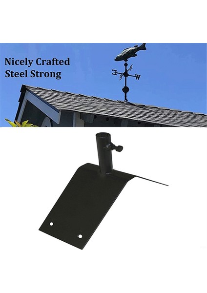 1pcs Ağır Hizmet Tipi Weathervan Çatı Braketi Weathervan Montaj Plakası Hava Istasyonu Çatı Montajı Uygundur (Yurt Dışından) fırsatları