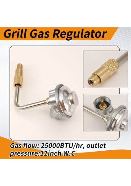 Blackstone 17IN/22IN Masa Üstü Izgara Gaz Regülatörü Propan Silindir Bağlantısı Için Gaz Izgara Regülatörü Yedek (Yurt Dışından) fırsatları