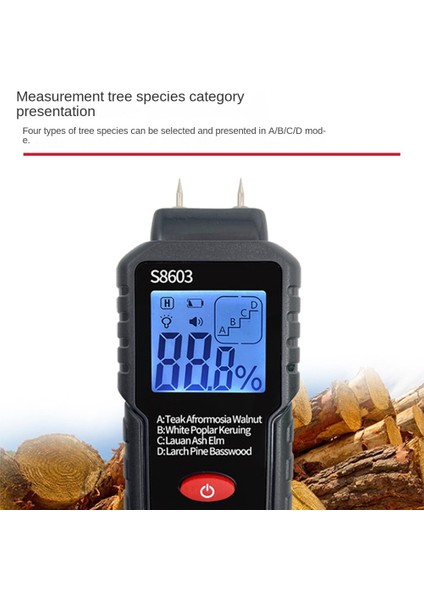 Iki Pim Dijital Ahşap Nem Metre 0-99.9% Ahşap Nem Test Cihazı Büyük LCD Ekranlı Ahşap Nemli Dedektör (Yurt Dışından) fiyatları